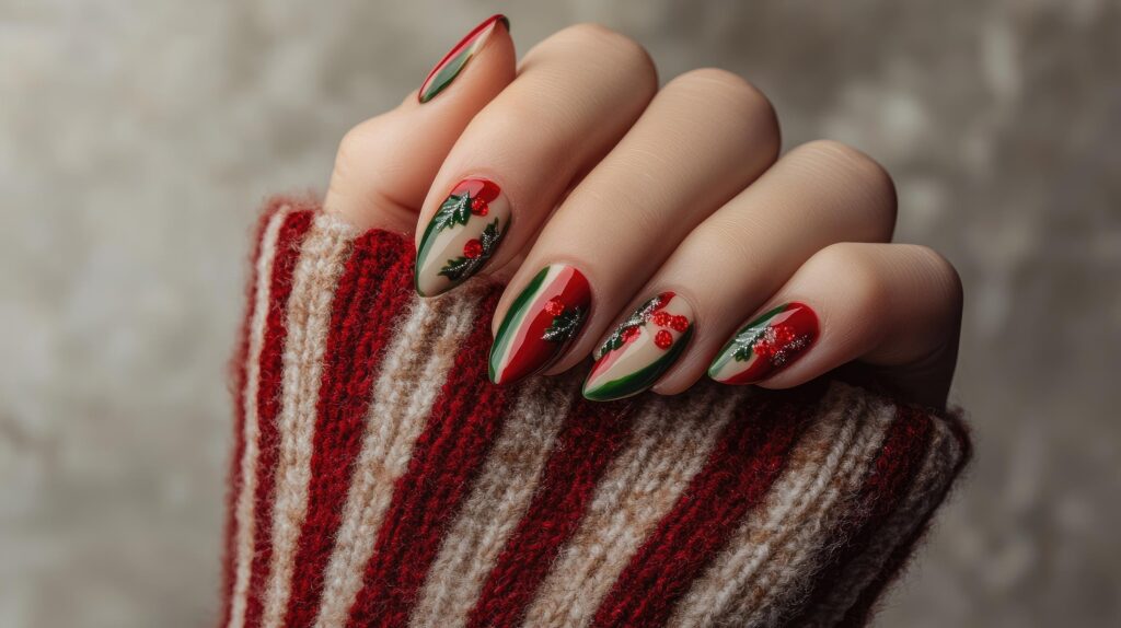 December manicure, Elegant Nail Spa Shelby Township MI